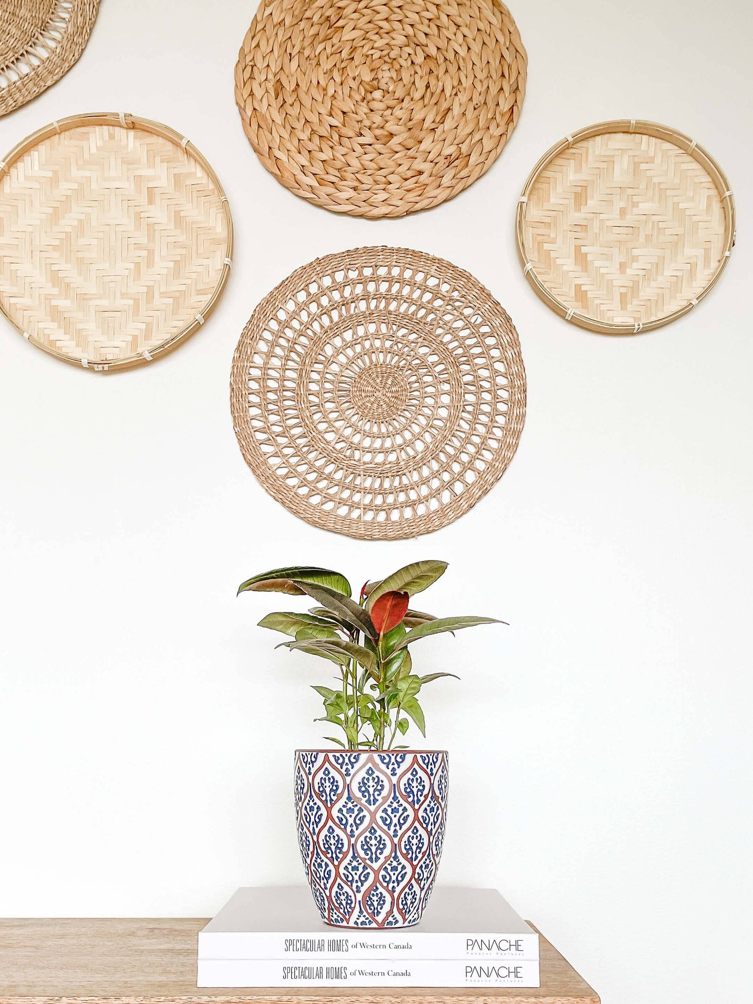 Amara Ceramic Planter Pot, Unique Pattern Plant Pots