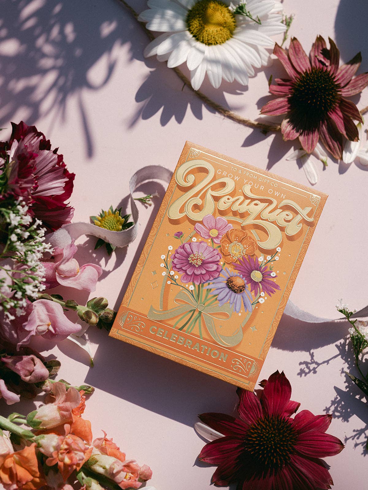 Seed Packet - Bouquet Flowers (Celebrate) - Gold Foil