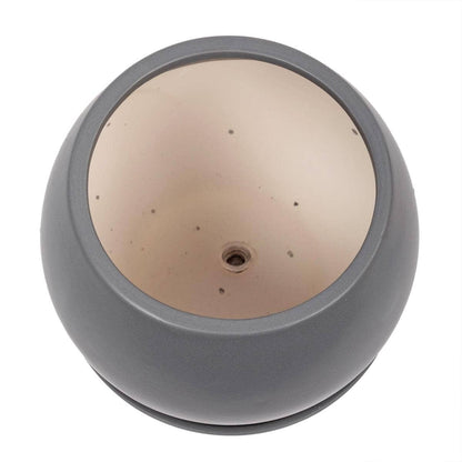 Truu Design Matte Ceramic Planter 6"D: White