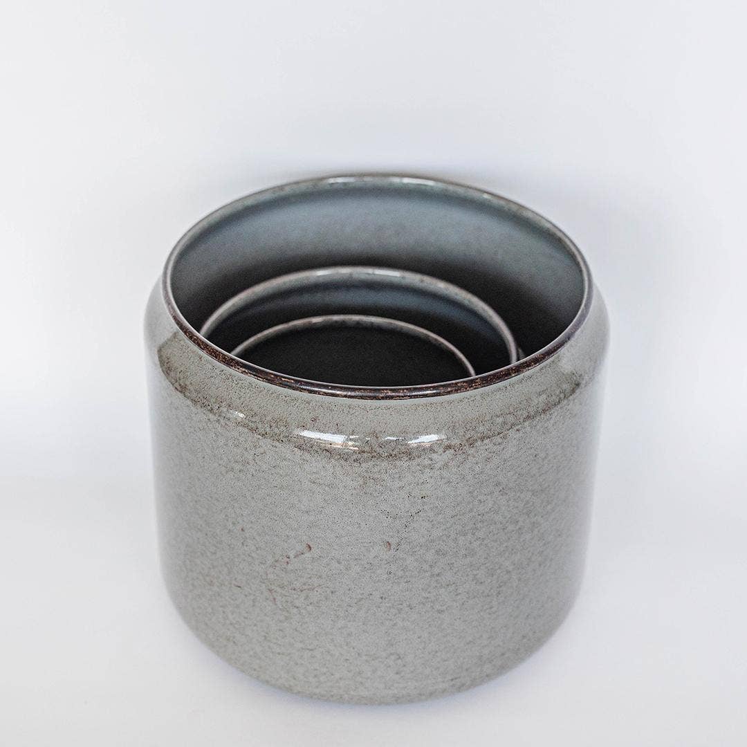 9.8"/7.8"/6.3" Outdoor/Indoor Metal Planters, Set of 3