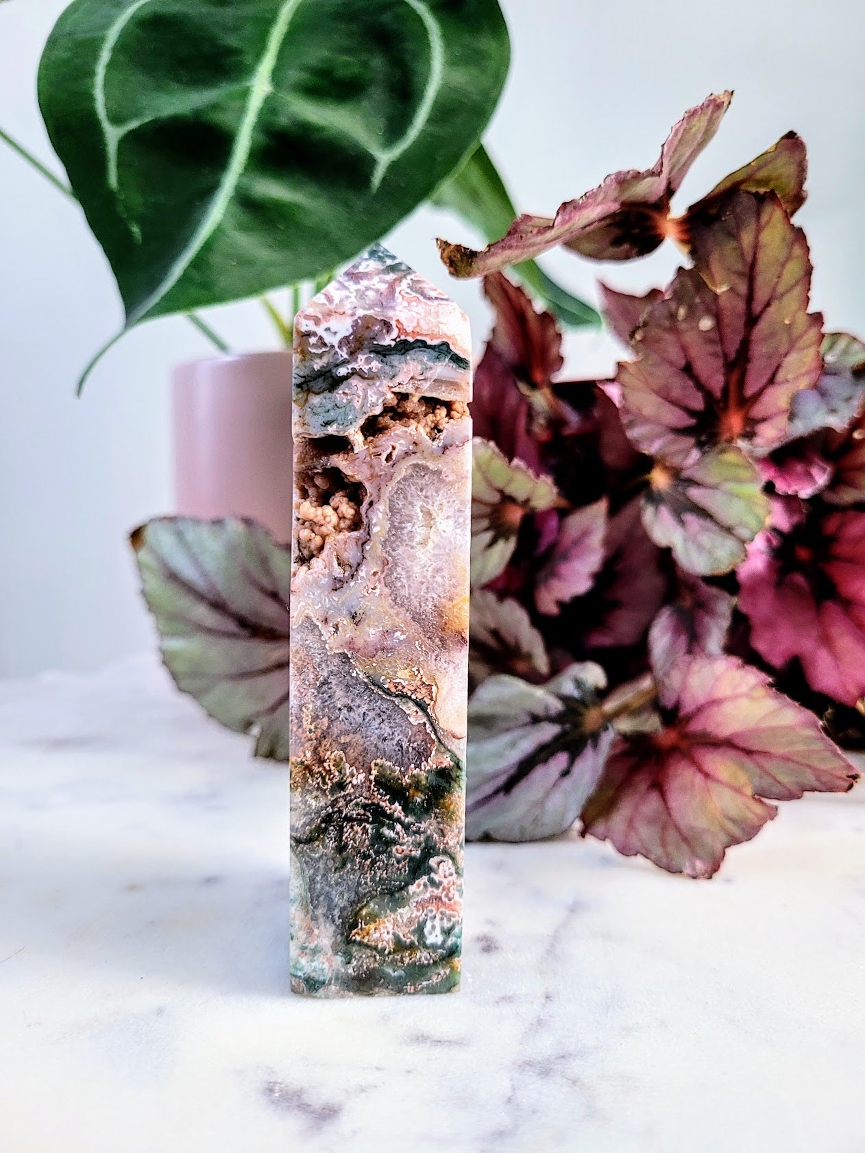 Pink Moss Agate