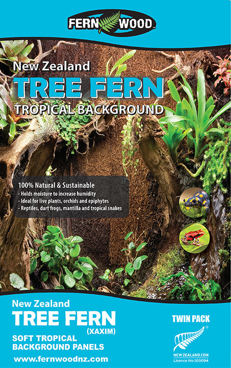 Tree Fern Panel Twin Pack - New Zealand 18 x 6 x 0.6 Inch