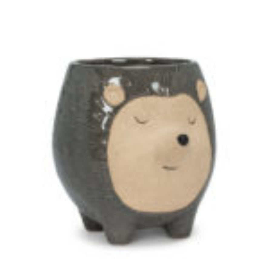 Gry Hedgehog Planter-5&quot;H