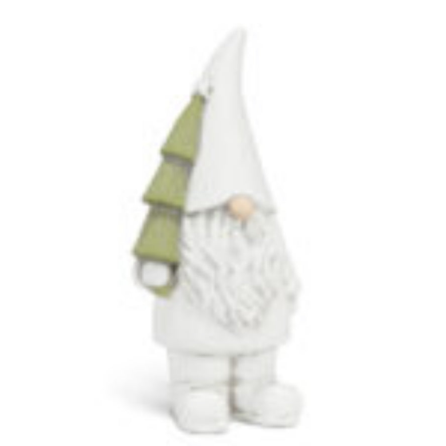 Standing Gnome w/Tree-11&quot;H